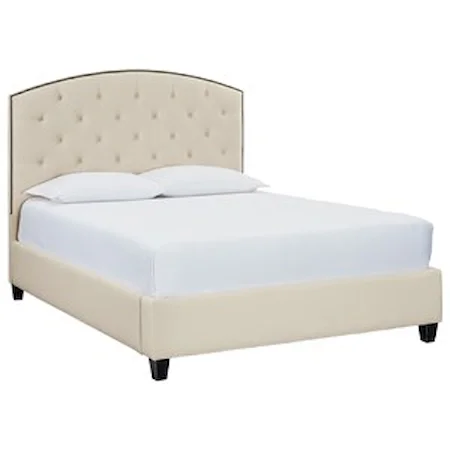 Twin Size Customizable Upholstered Bed with 1 Storage Drawer